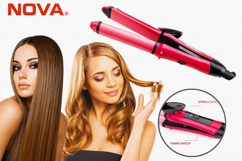 Plancha Onduladora Alisador 2 En 1